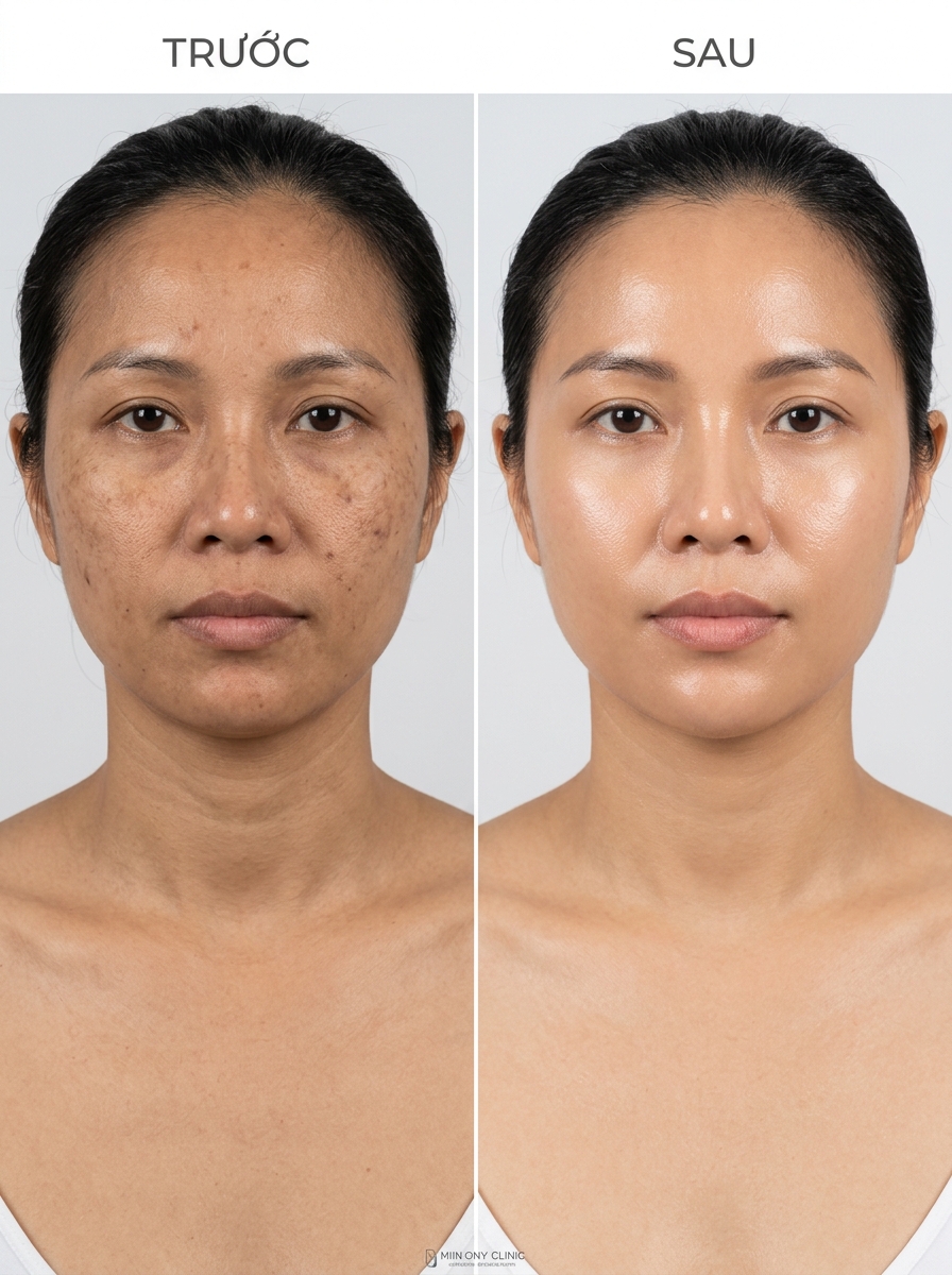 Sau điều trị – Chị Lan Anh