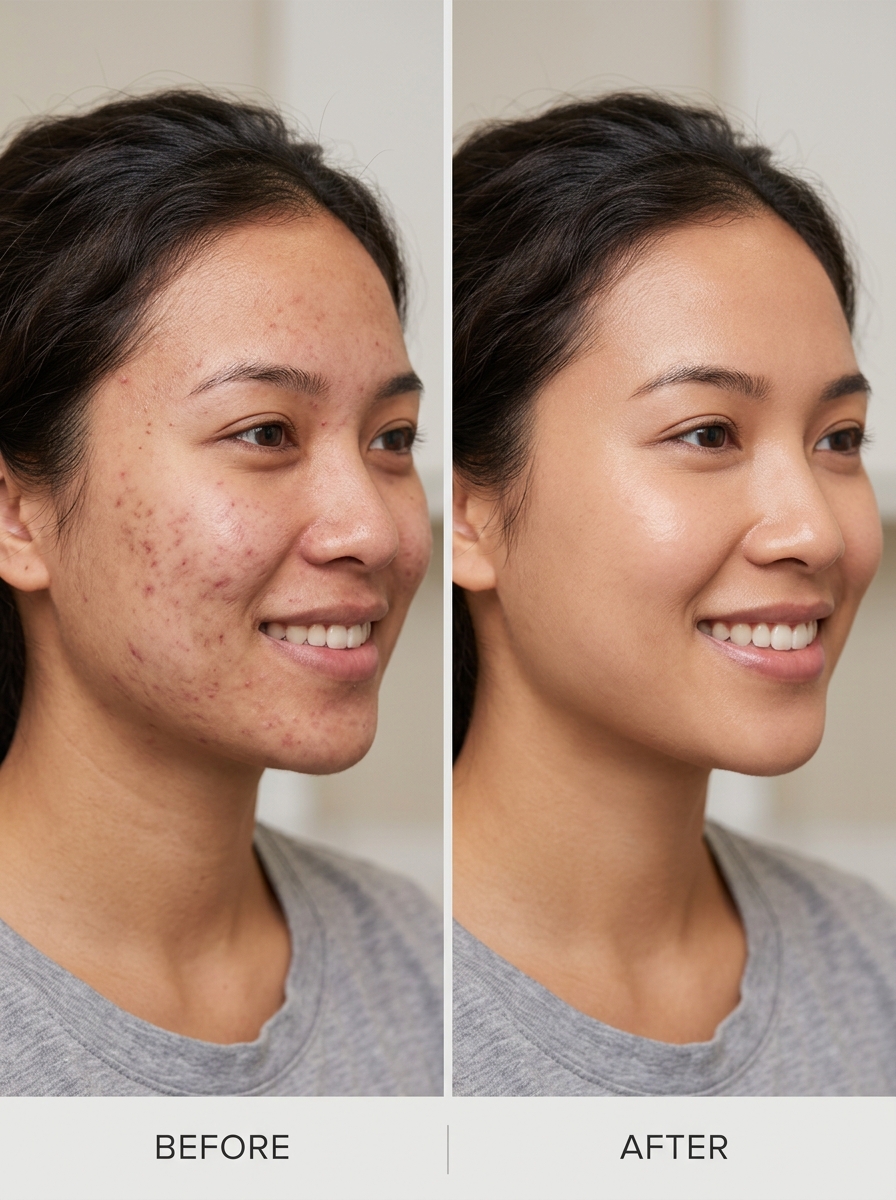 Trước điều trị – Chị Minh Nguyệt